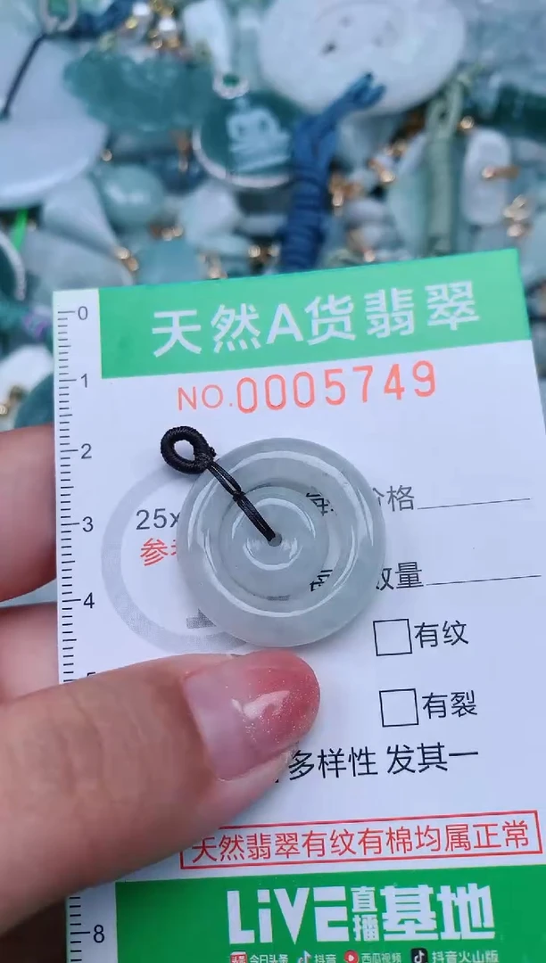 【闪购商品】翡翠未镶嵌颈饰.0005749