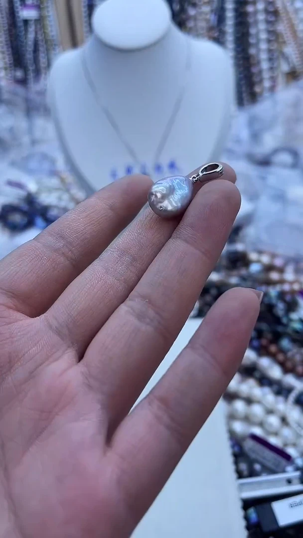 【闪购商品】淡水珍珠吊坠《不含链》未镶嵌737