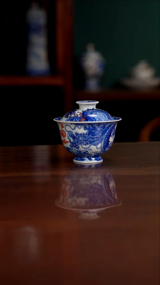 自成堂柴窑 龙加四神兽