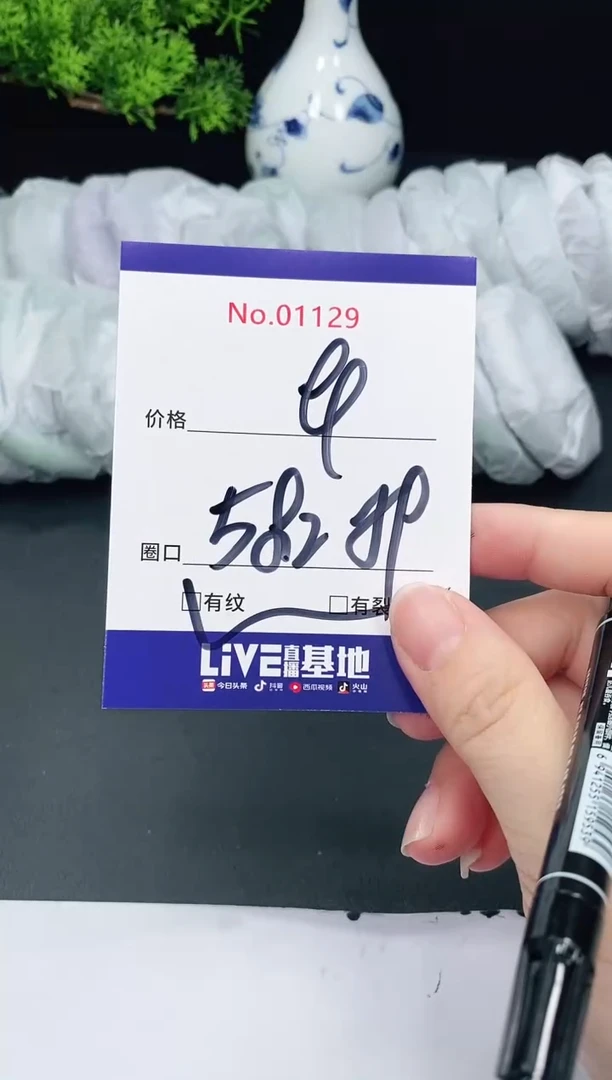 未镶嵌手镯翡翠1129