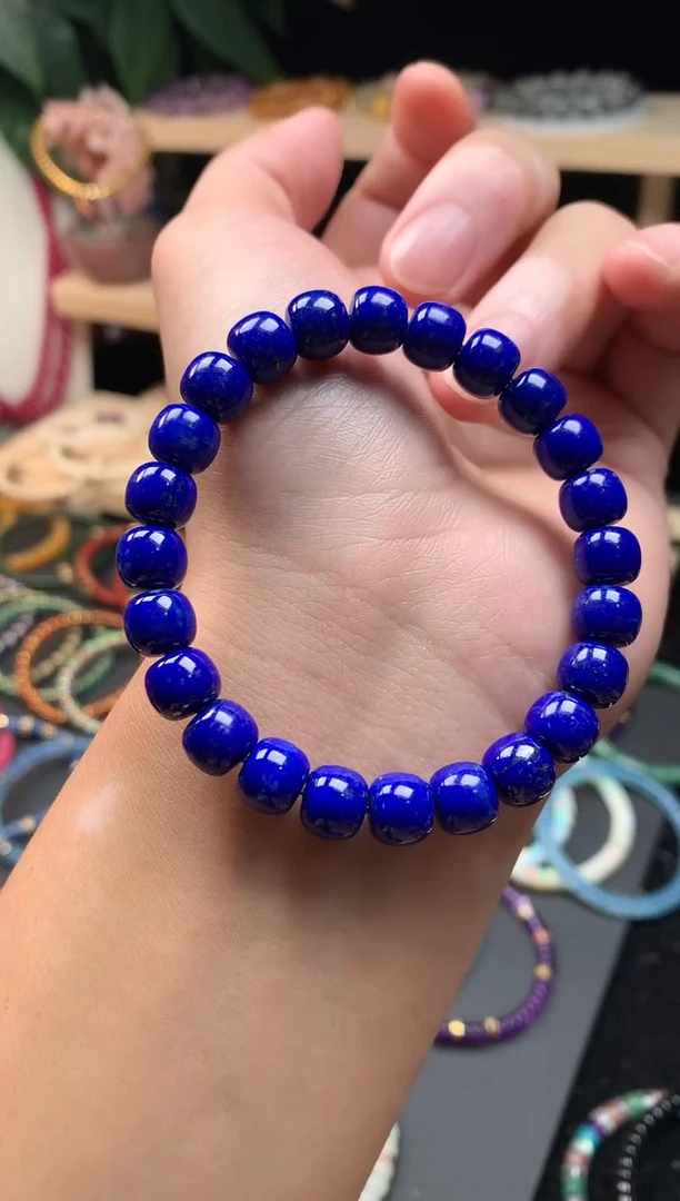 未镶嵌青金石手串老矿青金石老型手串