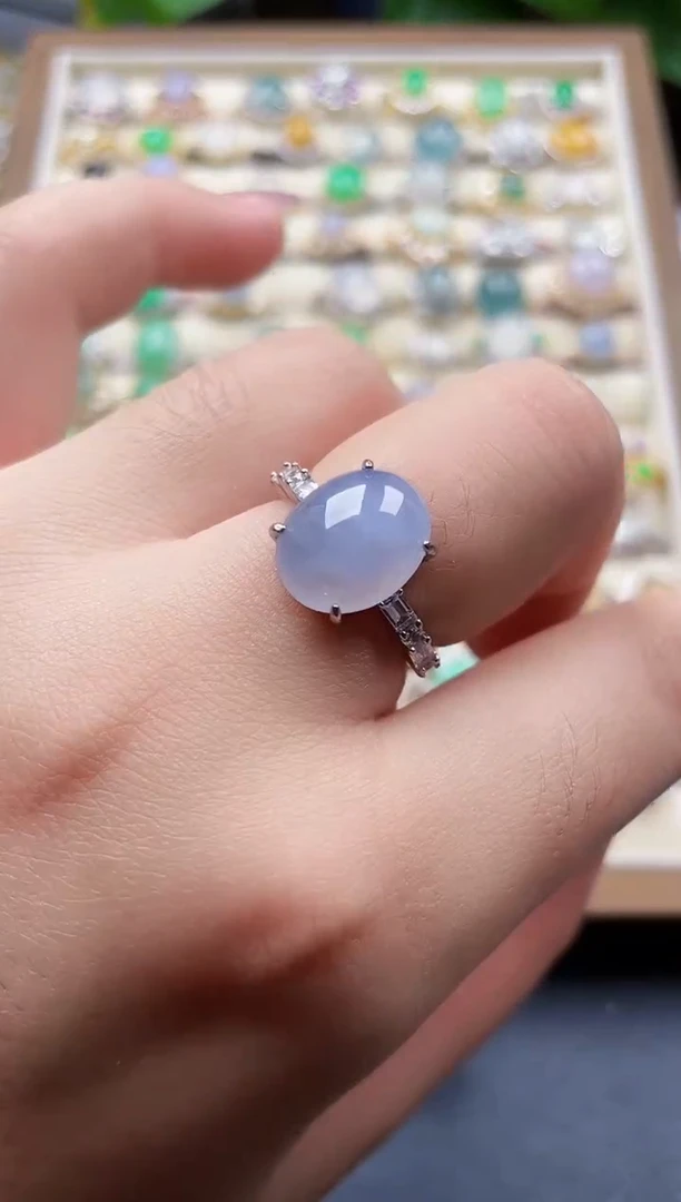 银S925镶嵌戒指翡翠31