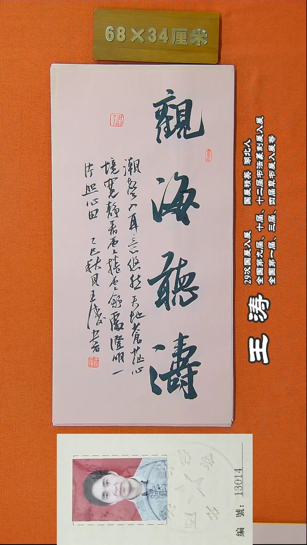 书法25R王涛书法作品