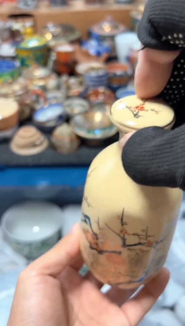 瓷片9夏目海外回流瓷器中古品。