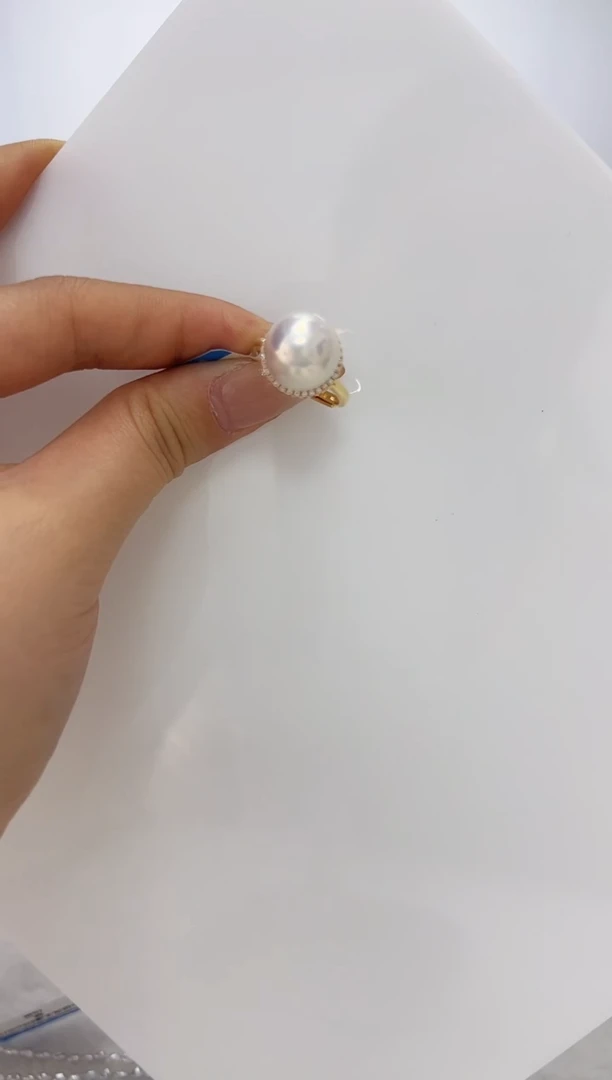 【闪购商品】淡水珍珠DA银S925镶嵌戒指 11 C1348