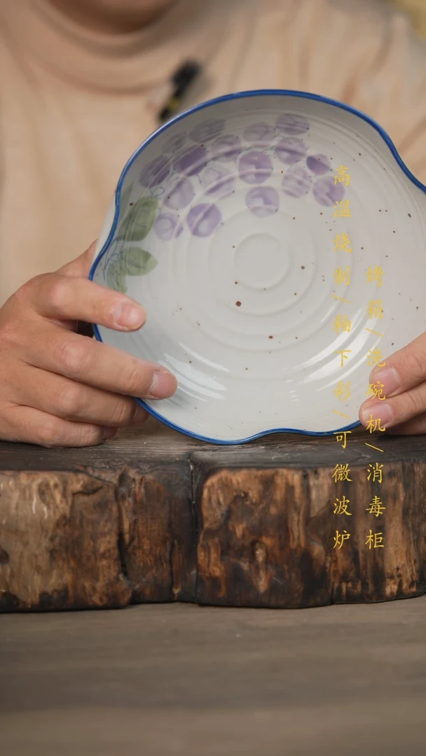 【闪购商品】瓷片景德镇高温釉下彩可微波烤箱洗碗机