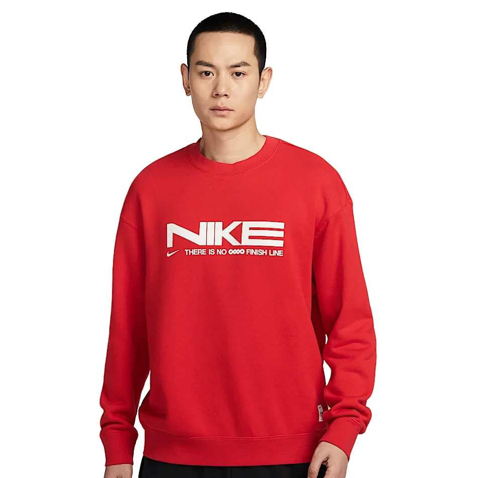 NIKE/耐克男子舒适百搭潮流休闲百搭红色简约长袖卫衣-IB5450-657