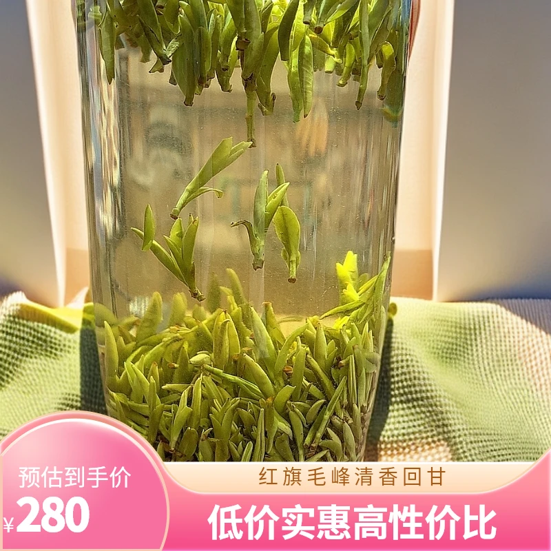2025年新茶红旗1号毛峰3.8专享明前茶兰花香清香全芽头鲜爽回甘