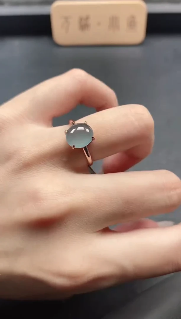 银S925镶嵌戒指翡翠51151