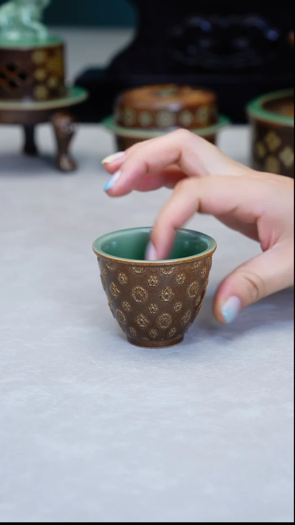 青瓷高端茶器 杯子