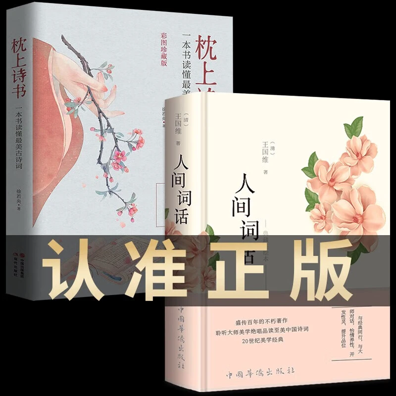 人间词话枕上诗书全解注释译文赏析中国古诗词鉴赏当代文学著正版