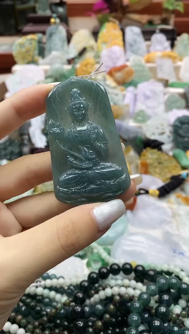 未镶嵌挂件翡翠036