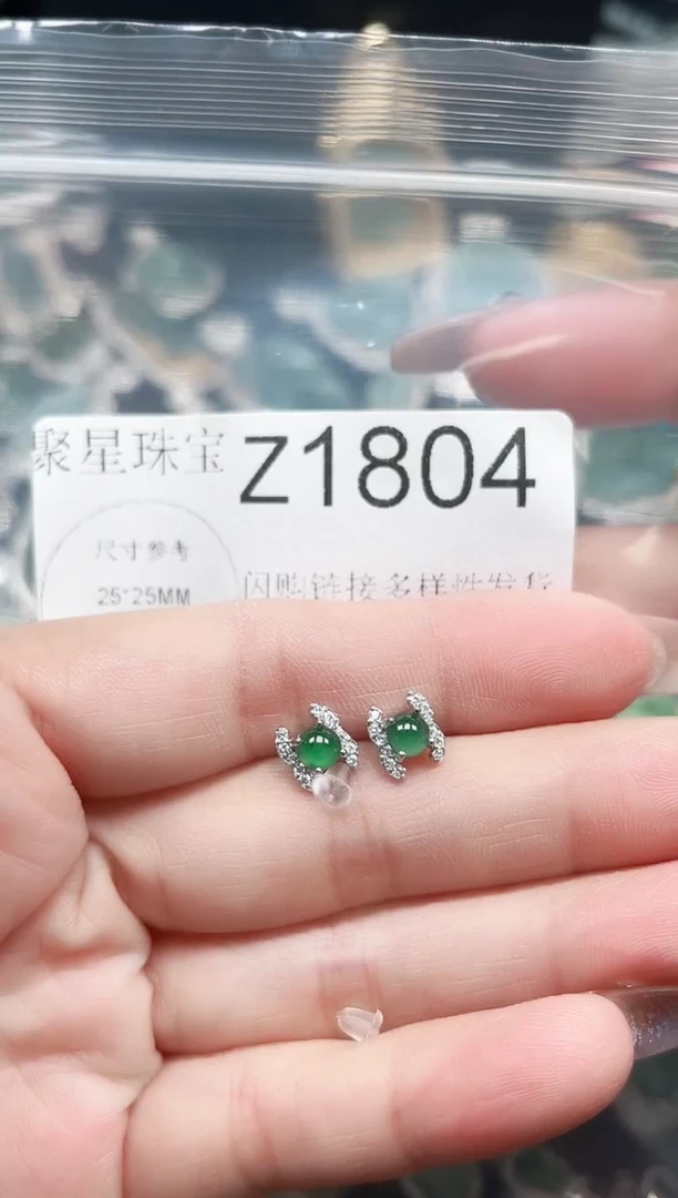 【闪购商品】翡翠颈饰未镶嵌赠皮绳1804