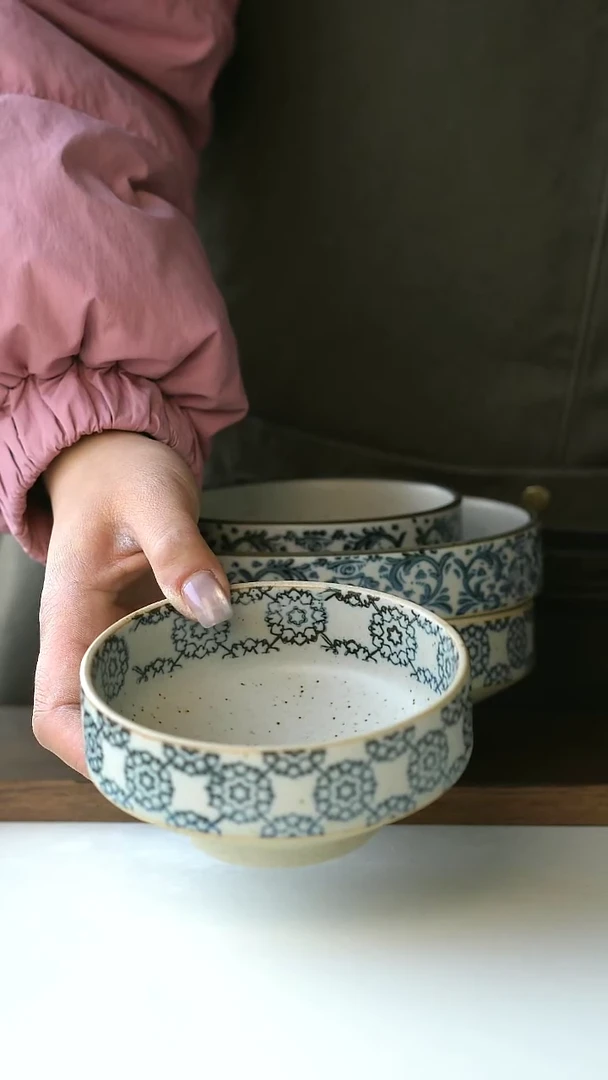 【闪购商品】陶瓷手绘绣球高旭11cm24-2@