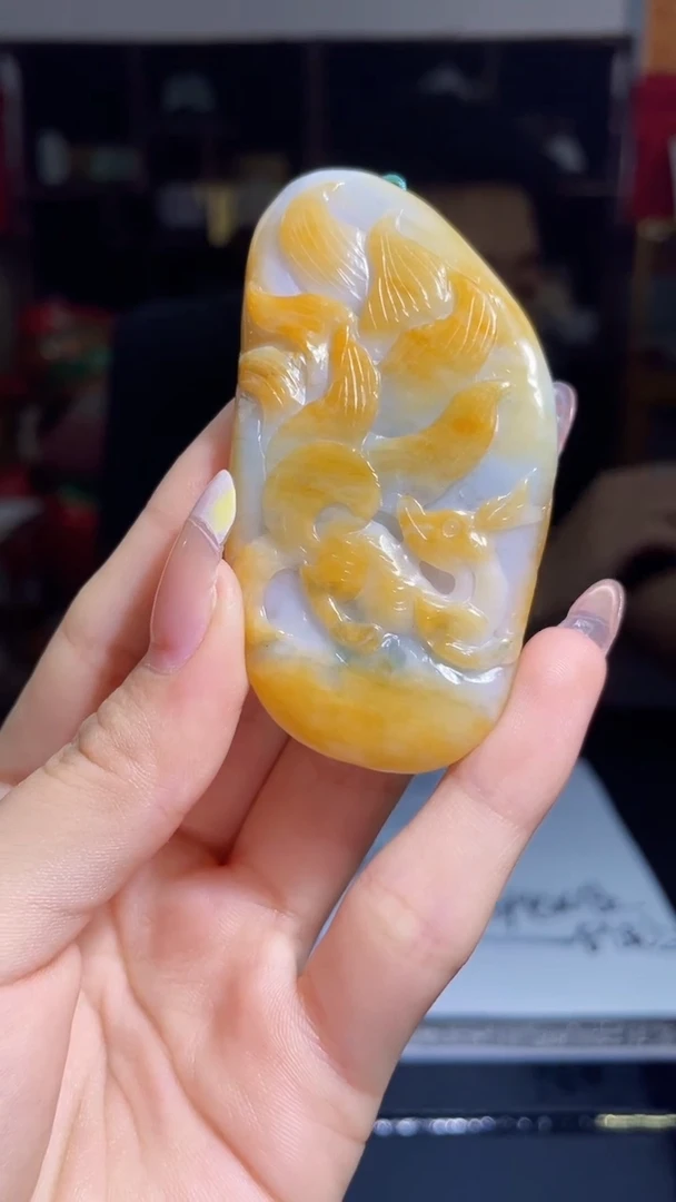 翡翠未镶嵌吊坠(不含链)W56