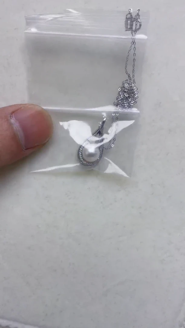 颈饰银S925镶嵌海水珍珠