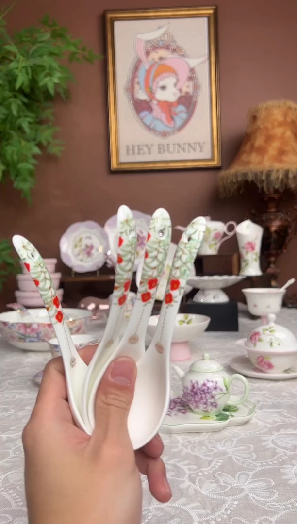 36%以上骨粉骨瓷匈牙利勺子4个