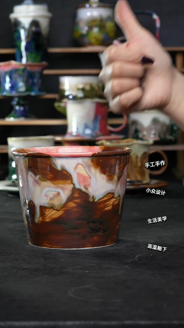 设计师款景德镇森涩手创陶瓷（食品级）415