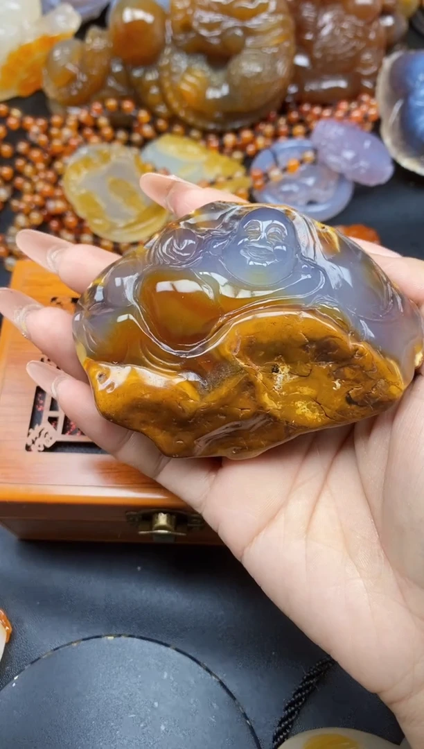 玛瑙/玉髓未镶嵌颈饰ll