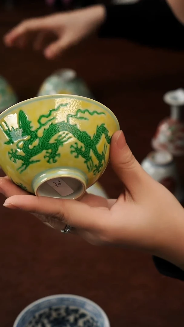 一**何景德镇瓷器，青花瓷手绘茶具~