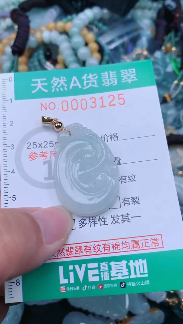 翡翠未镶嵌颈饰.0003125