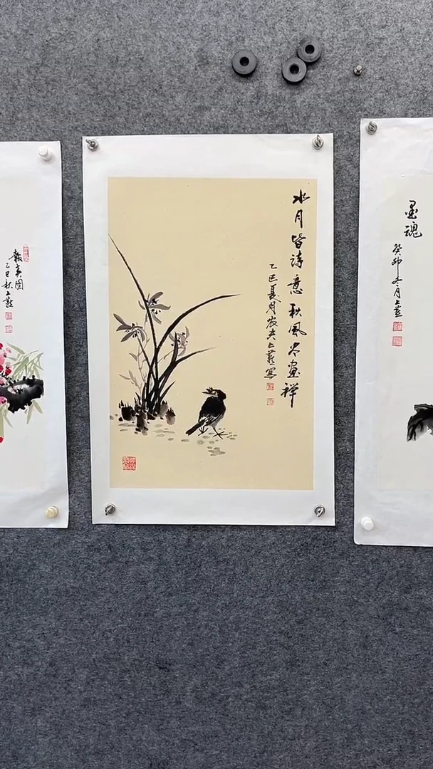 国画国画王生意兰花图