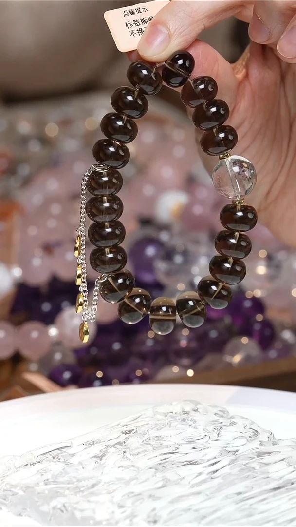未镶嵌手串水晶茶晶手串·MM0025DEC352L320