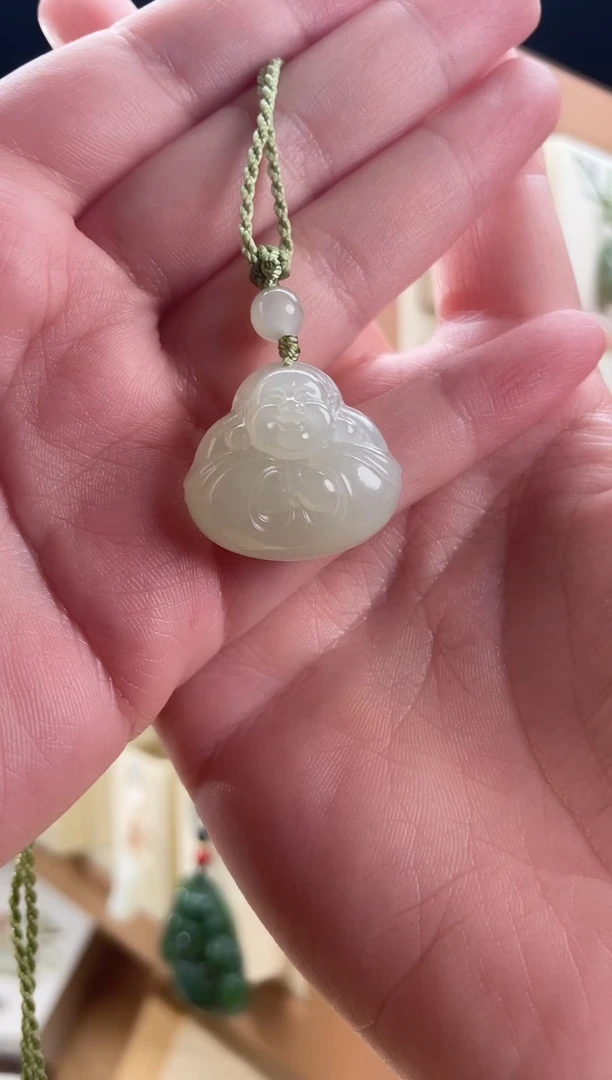 【闪购商品】和田玉颈饰未镶嵌和田玉抱抱佛