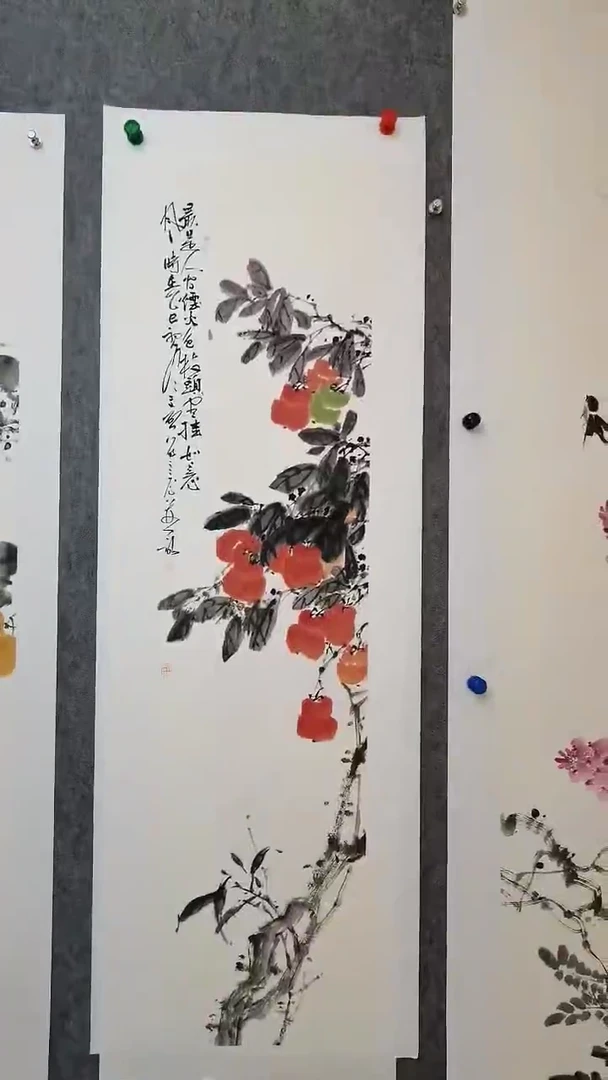 事事如意138*35cm竖幅