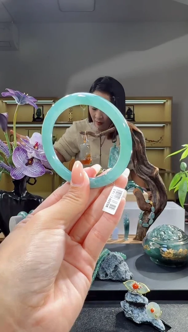未镶嵌手镯翡翠57圈