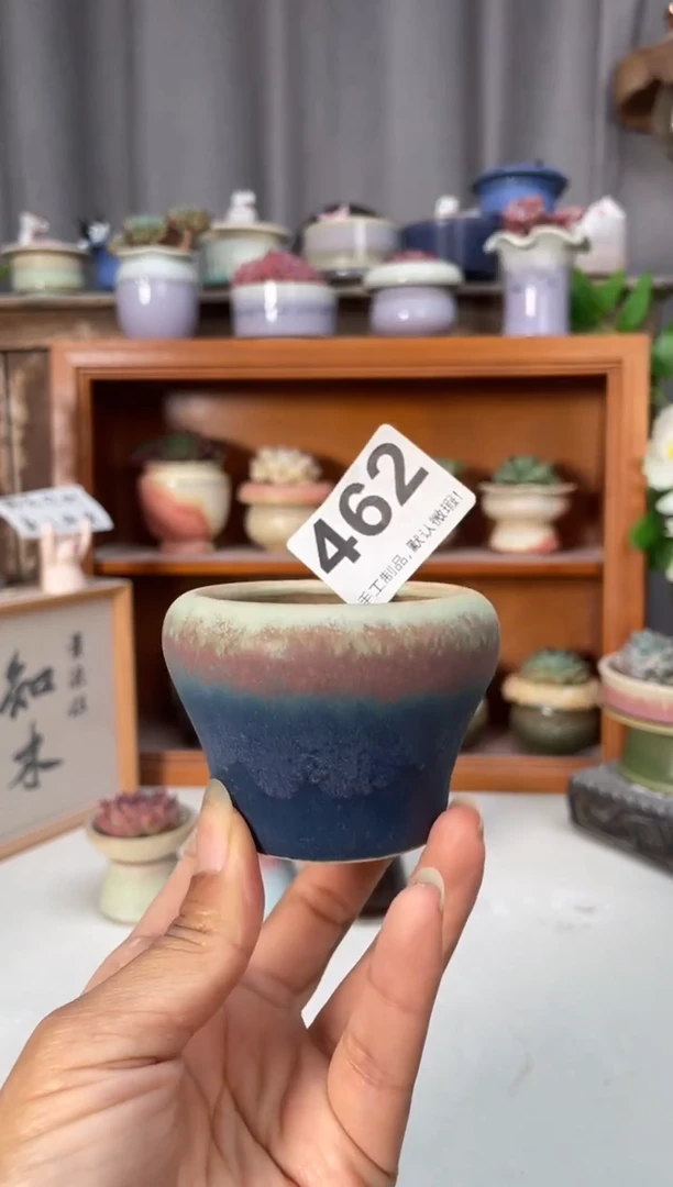 瓷片462知木小芳花盆