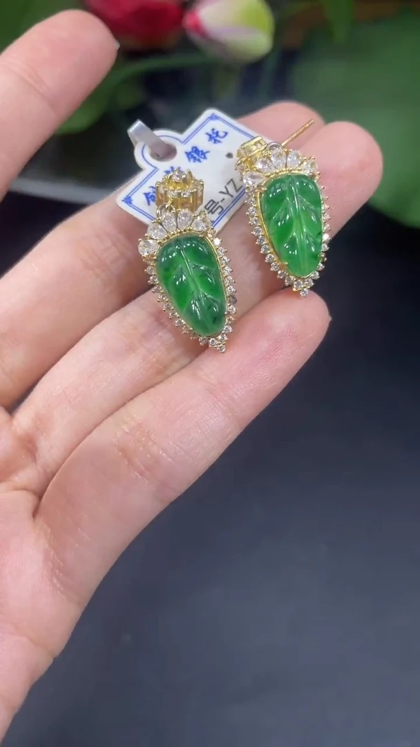 未镶嵌翡翠耳饰翡翠耳饰8