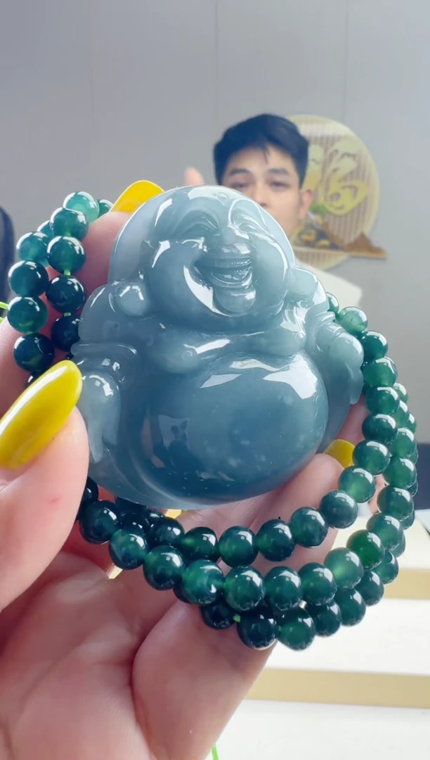 颈饰未镶嵌翡翠天然A货翡翠  多样性随机发其一