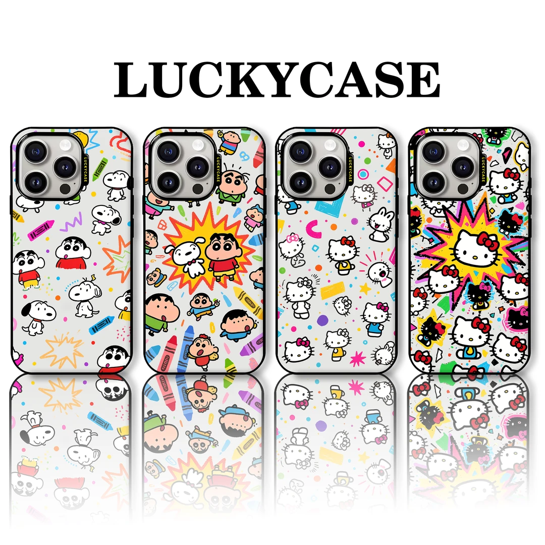 Lucky Case 原创〖小新KT系列〗适用苹果iPhone13-16Promax个性防摔