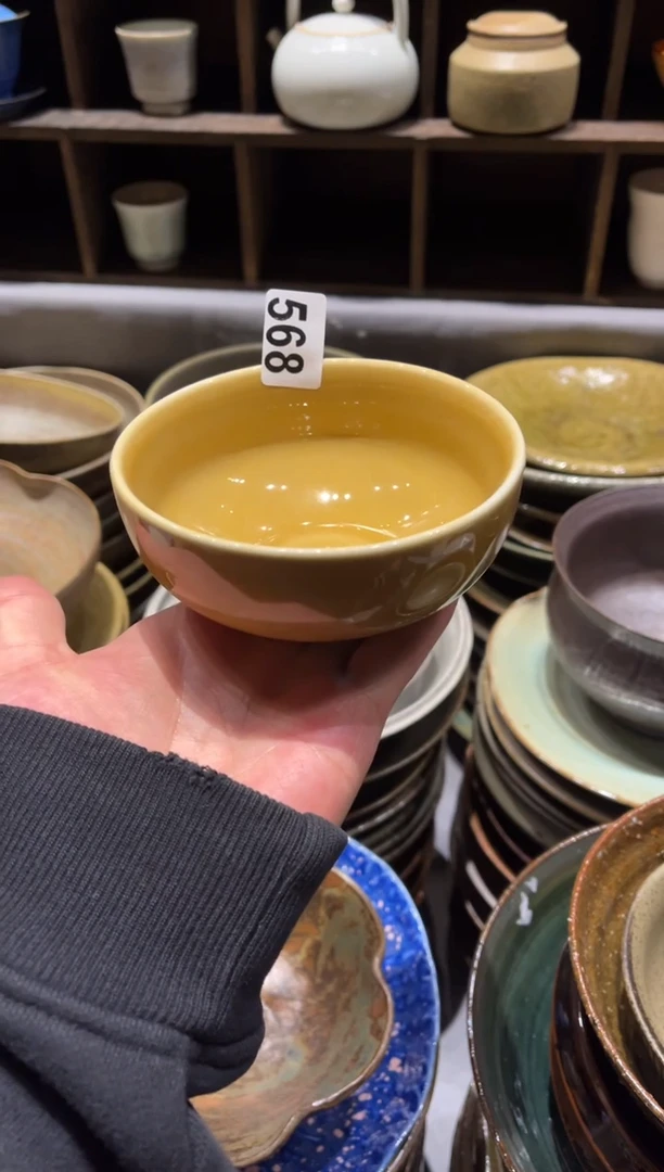 【闪购商品】瓷片568蜂蜜小米饭碗1个