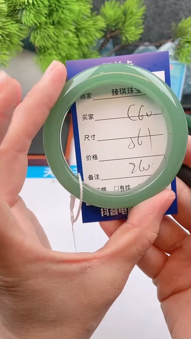 【闪购商品】石英质玉手镯未镶嵌c60东陵玉微色差