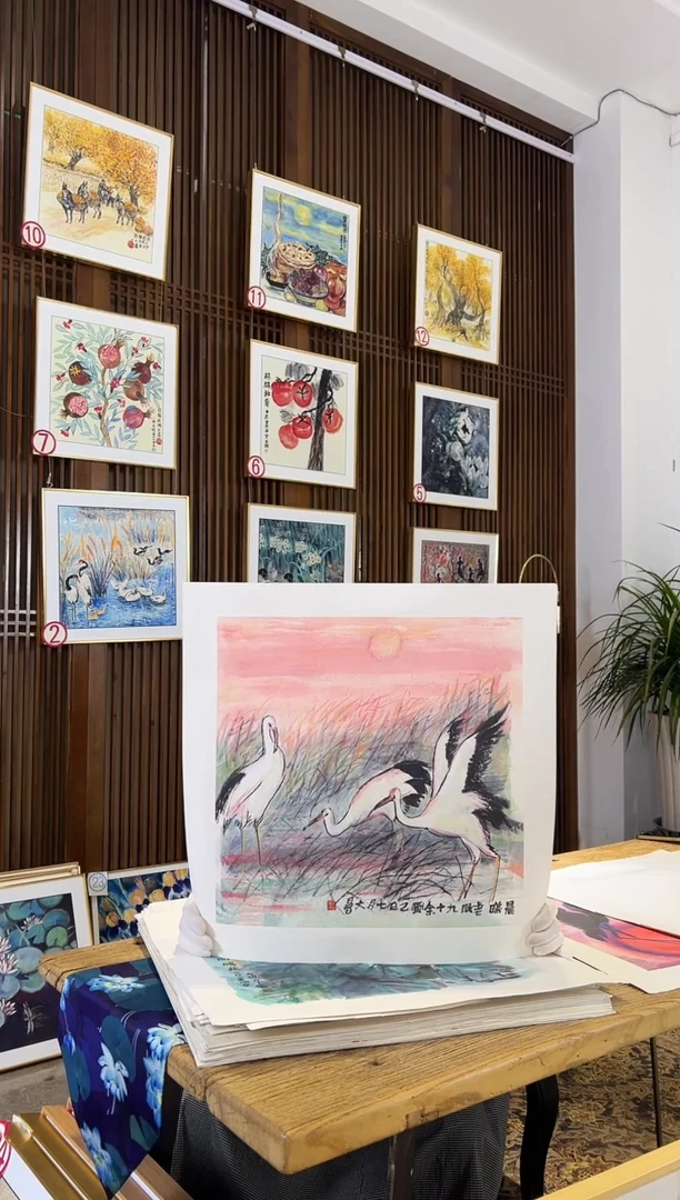 版画耿玉琨名章限量版画S