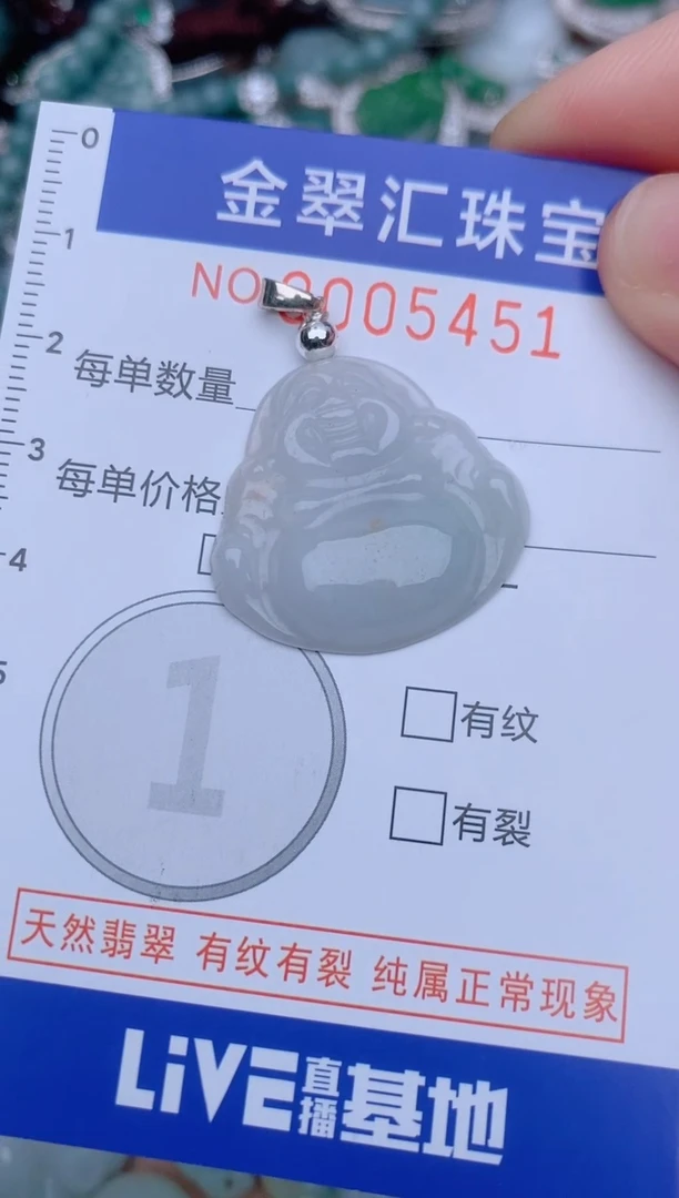 翡翠未镶嵌颈饰5451.......1