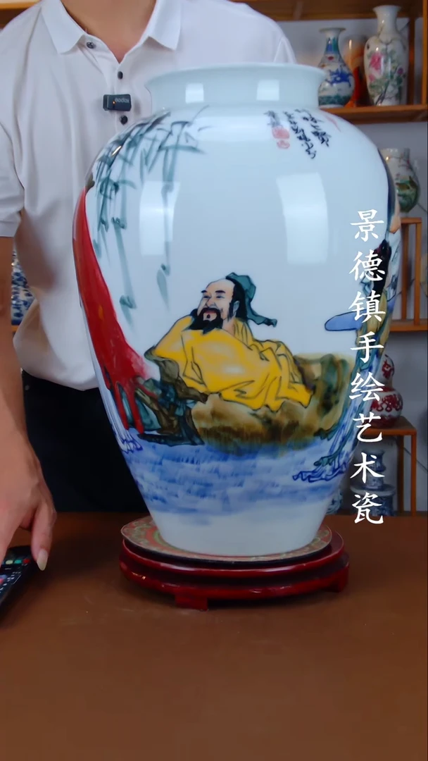现代景德镇手工手绘陶瓷摆件65
