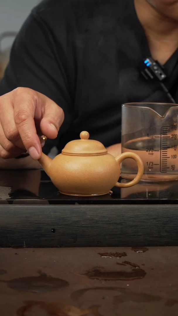 茶壶紫砂18，水平，黄金段，150cc