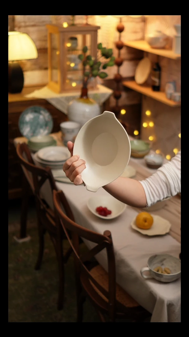 瓷片蔓心工作室盘子