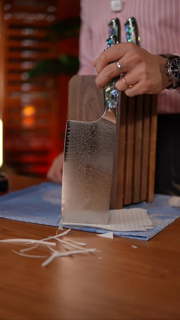 当代9.22大马士革刀【菜刀】