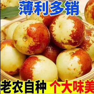 【买三斤送二斤】正宗冰糖冬枣新鲜脆甜冰糖多汁应季水果产地直发