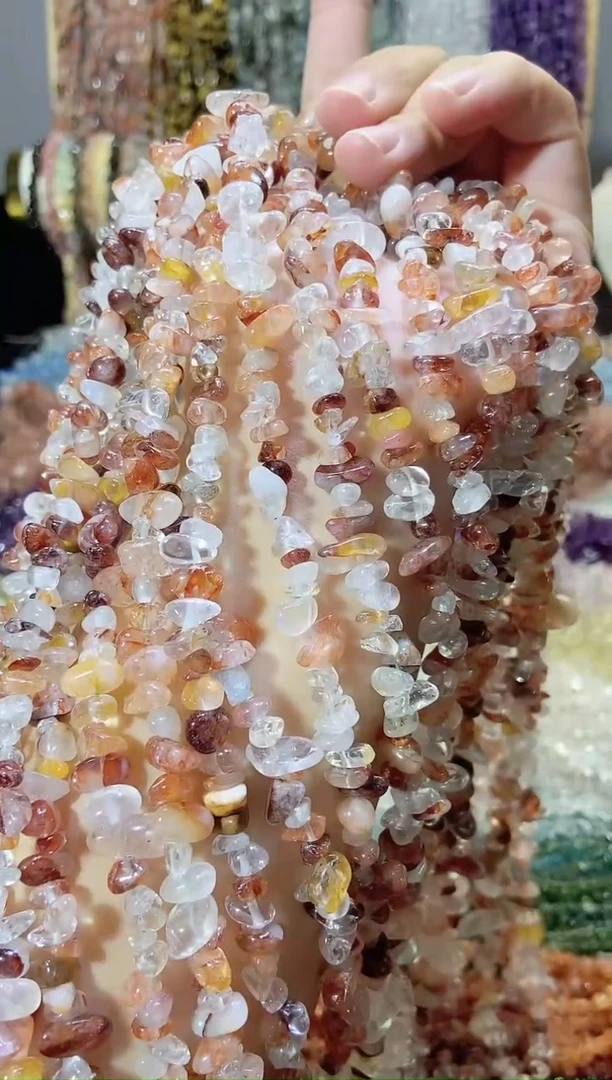 未镶嵌珠宝半成品水晶红胶花