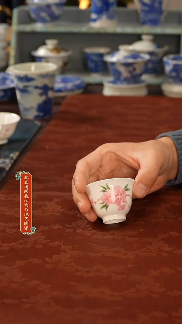 陶瓷景德镇手工手绘美器123