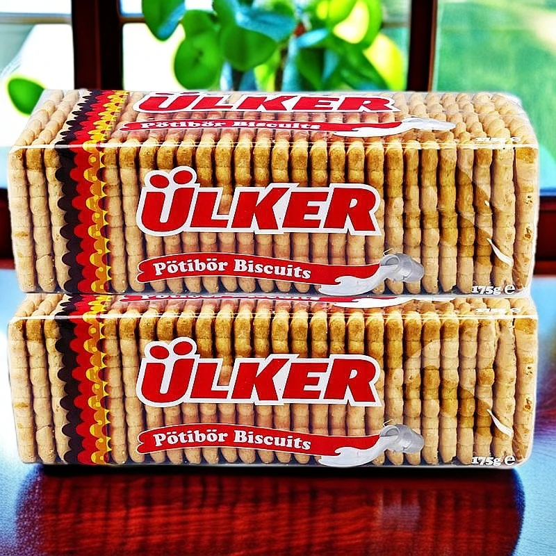 ulker牛奶味早餐饼干175g营养美味零食