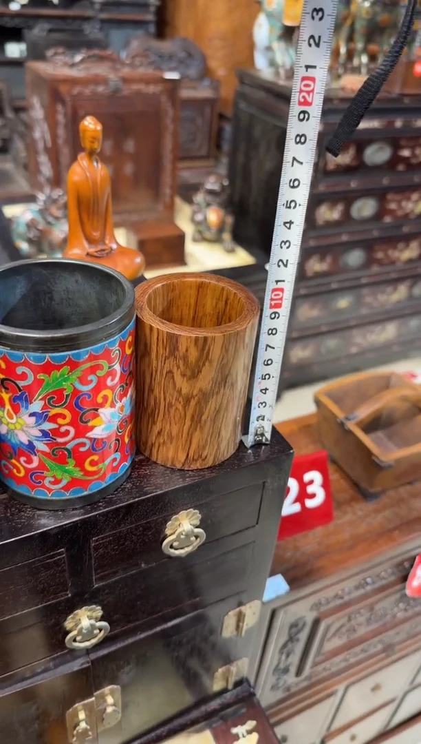 木木头款黄花梨小笔筒298