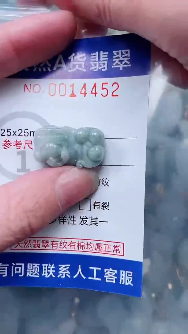 翡翠未镶嵌吊坠(不含链)1