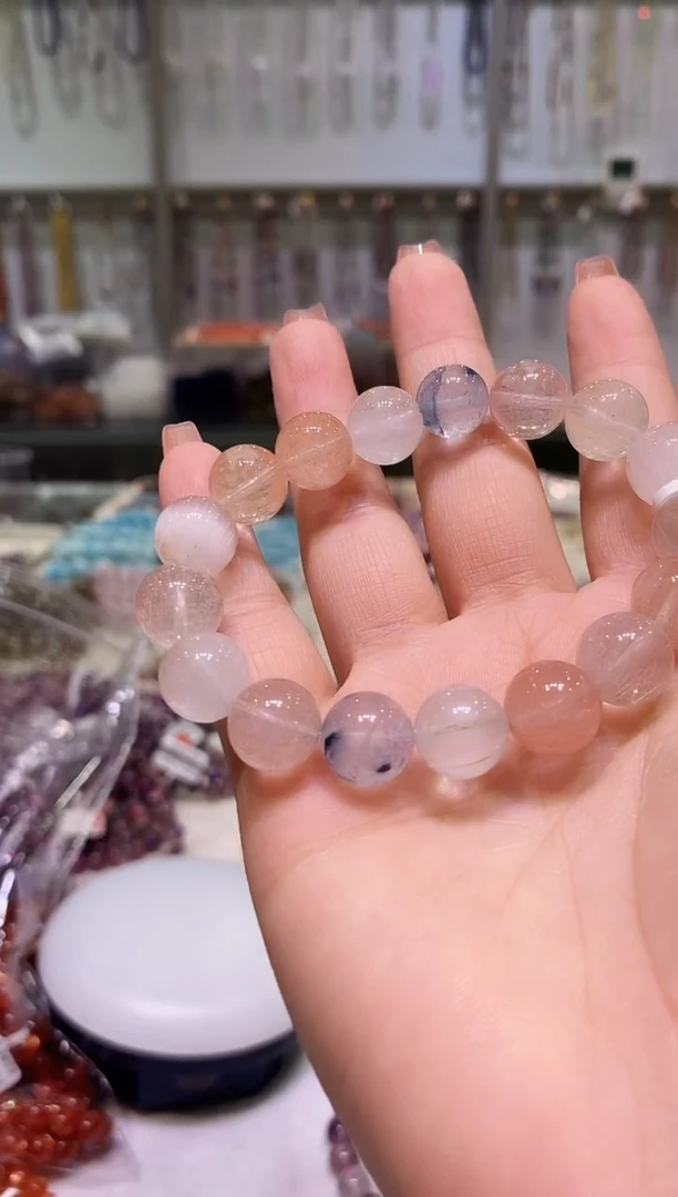 未镶嵌手链水晶多样性发其一兔毛