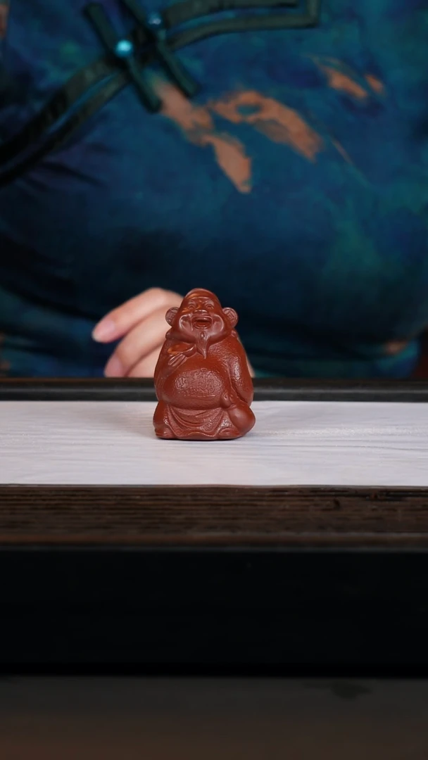茶壶紫砂雕塑财神